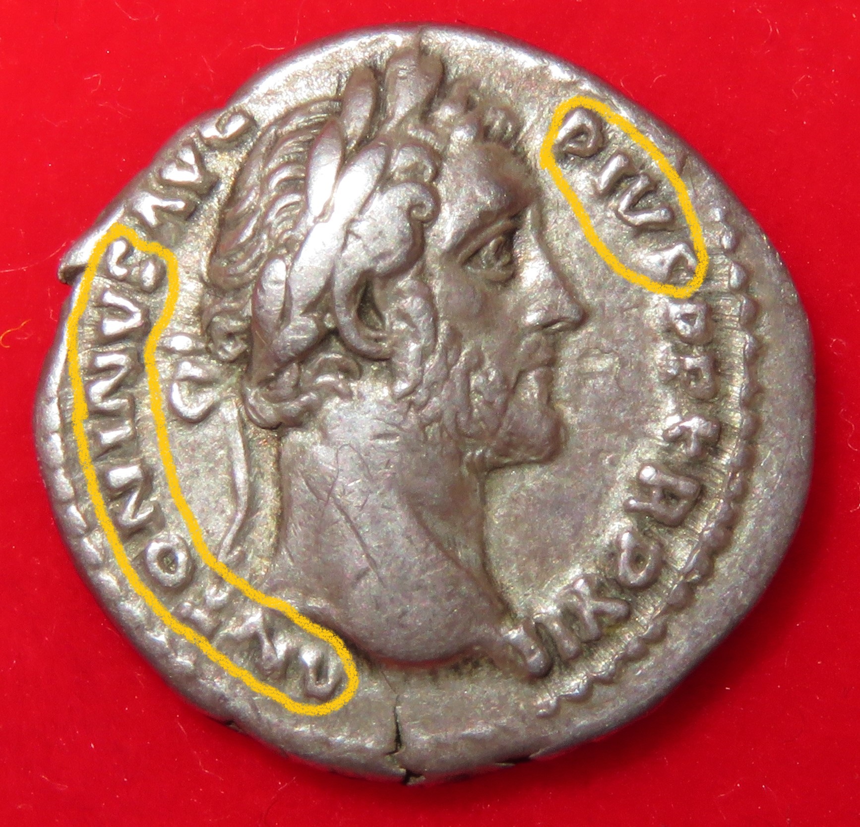 légende monnaie romaine