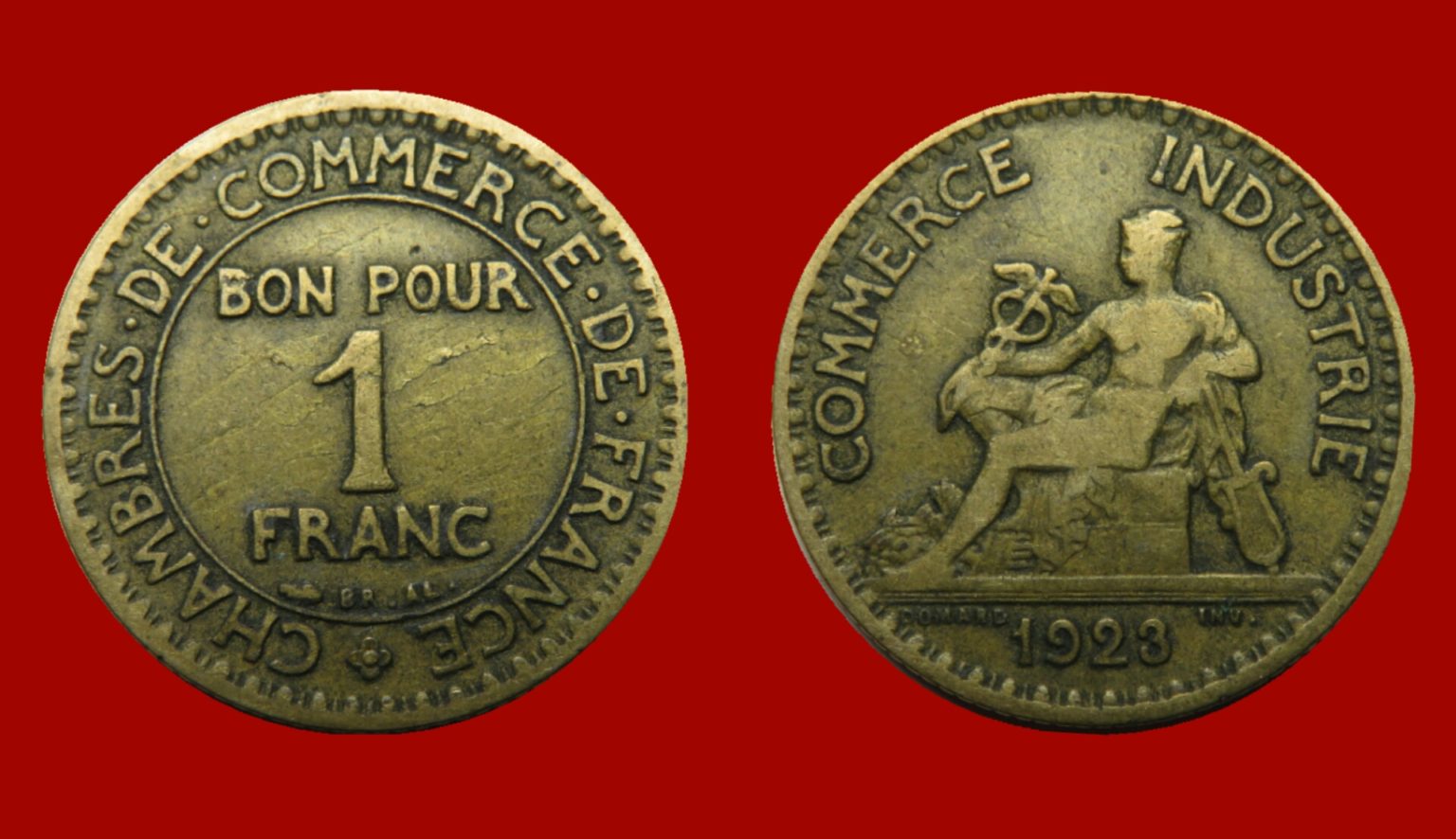 1 franc Chambres de Commerce 1923  Empire des Monnaies