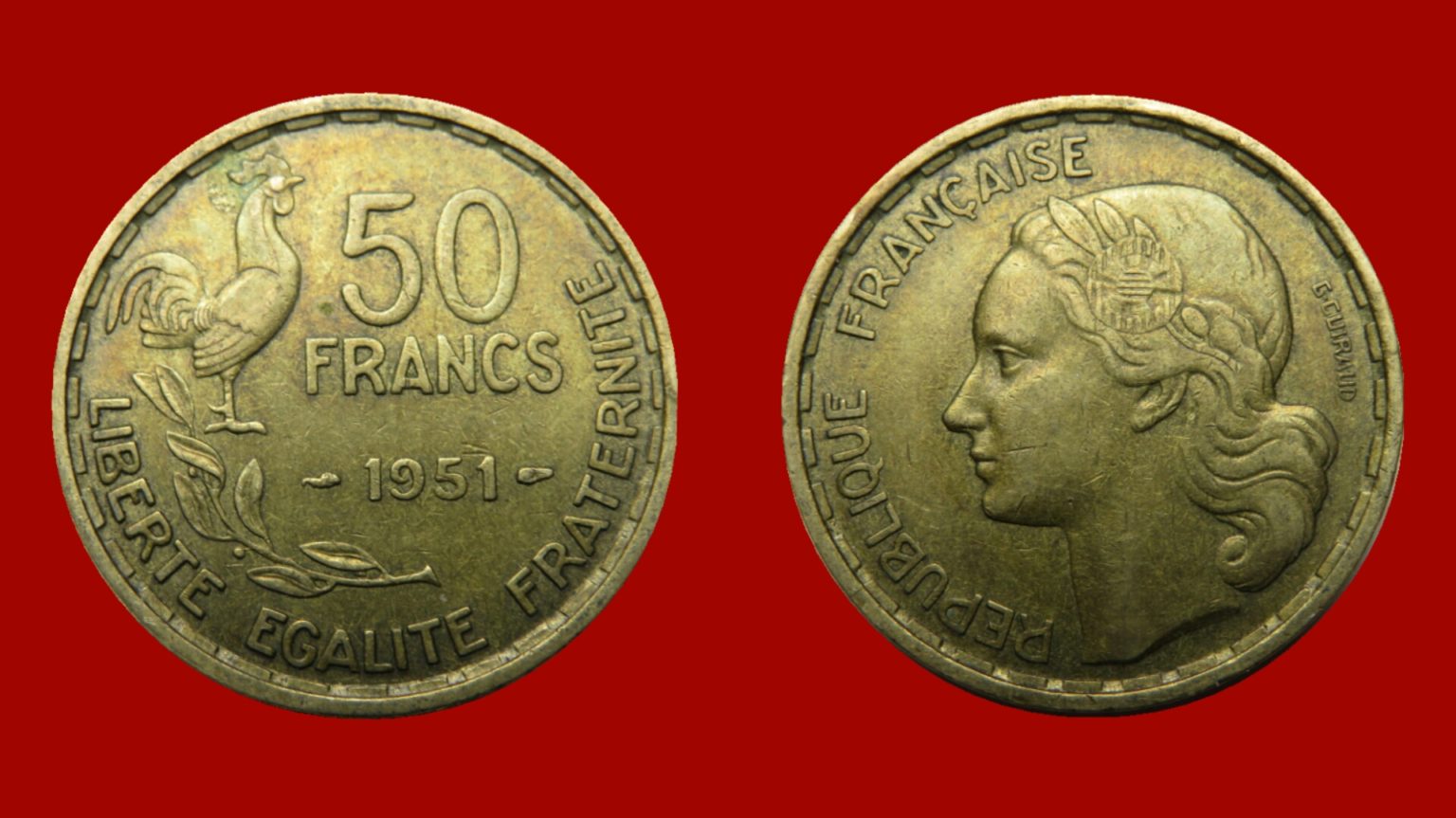 50 francs Guiraud 1951 - Empire des Monnaies