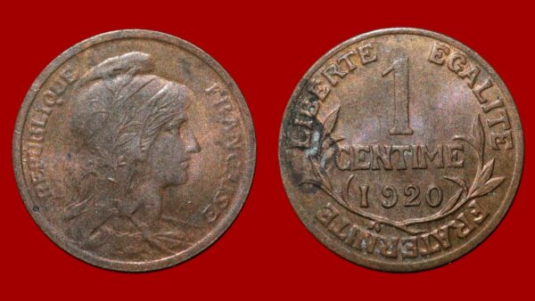 1 centime Dupuis 1920