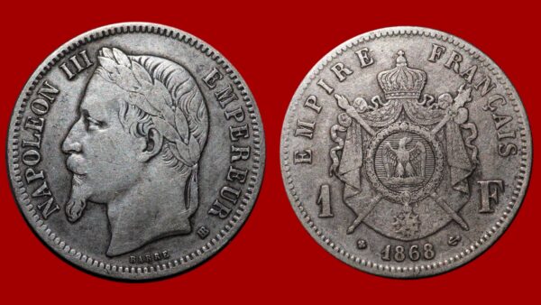 1 Franc Napoléon III 1868 BB