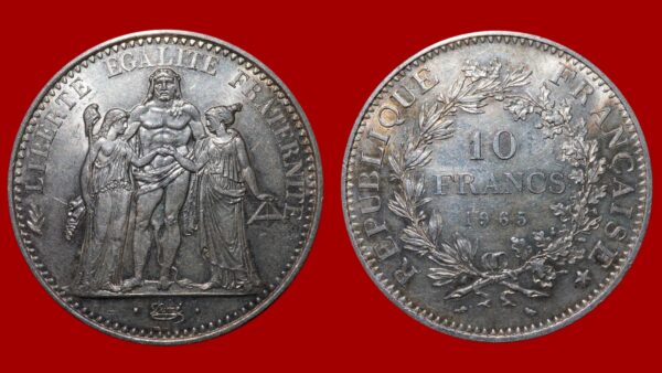 10 Francs Hercule 1965