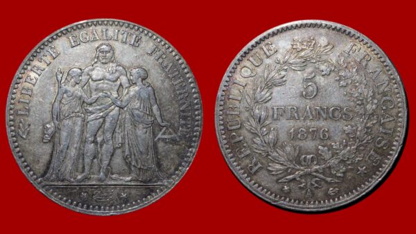 5 Francs Hercule 1876 A