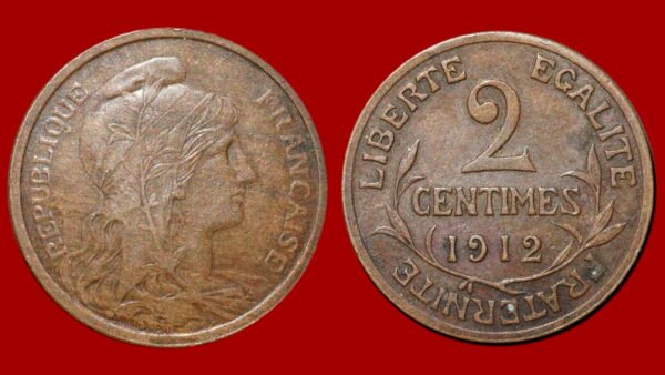 2 centimes Dupuis 1912