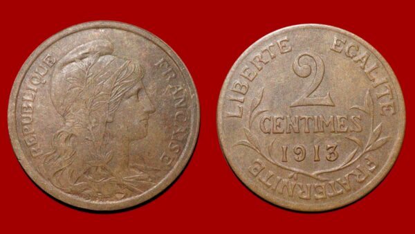 2 centimes Dupuis 1913