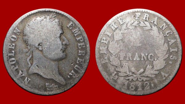 1 Franc Napoléon Ier 1812 A