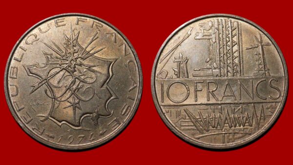 10 francs Mathieu 1974