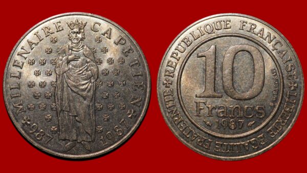 10 francs Millénaire Capétien 1987