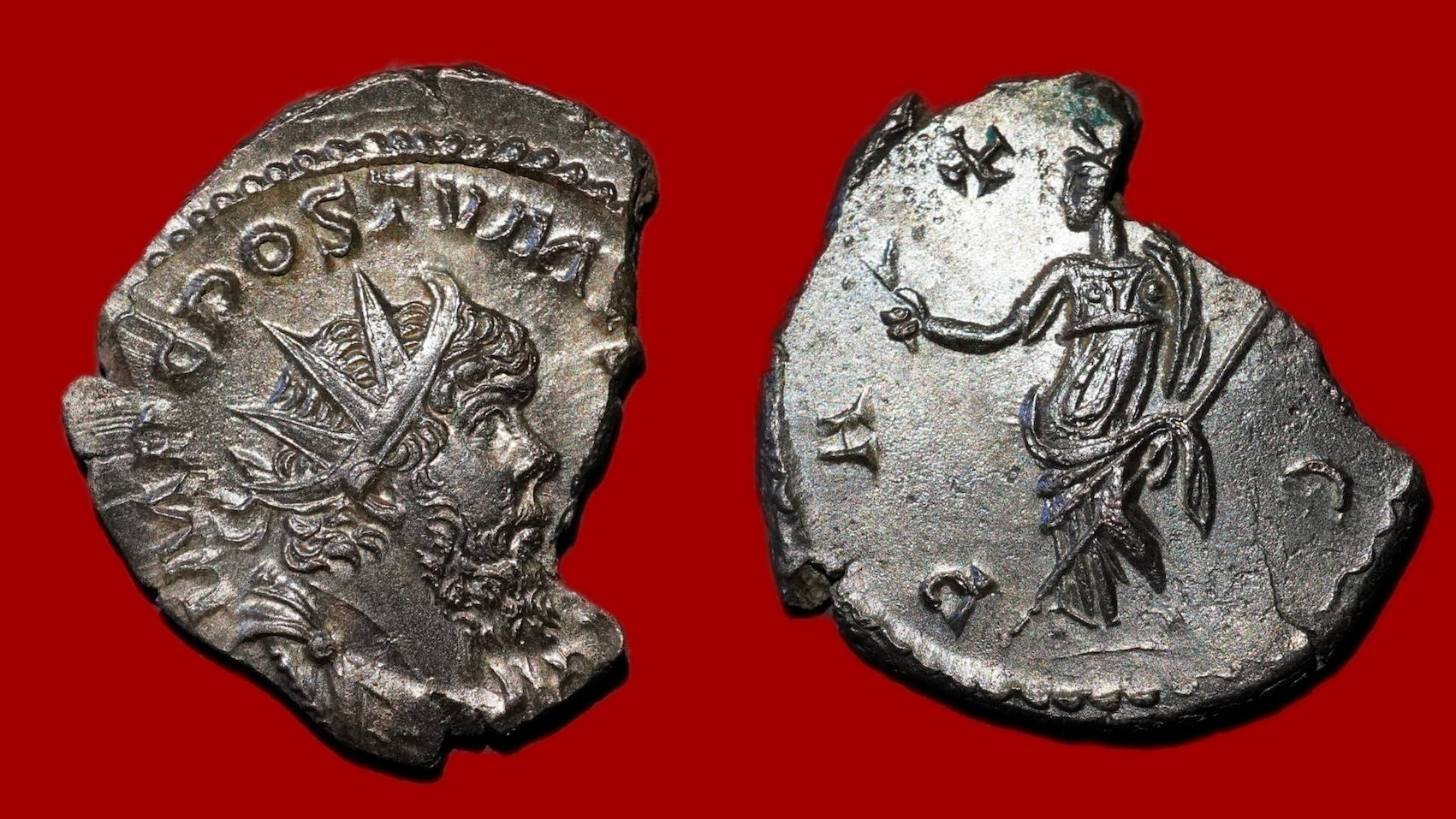 Monnaie romaine, empire romain, Postume, Postumus, Antoninien, R