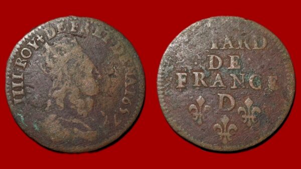 Louis XIV  - Liard 1657 D