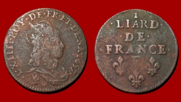 Louis XIV  - Liard 1657 F