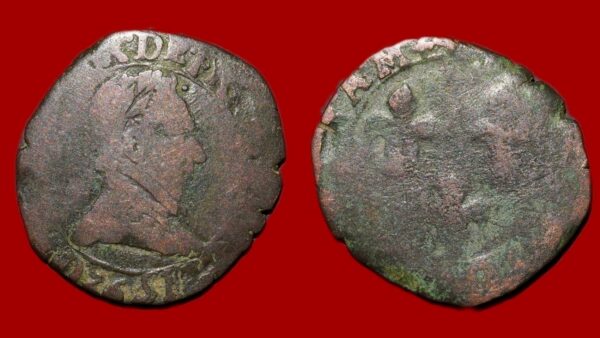 Henri III - Double Tournois 1588 D