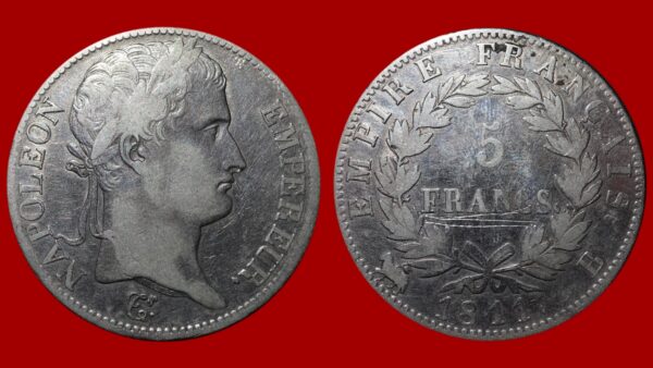 5 Francs Napoléon Ier 1811 B