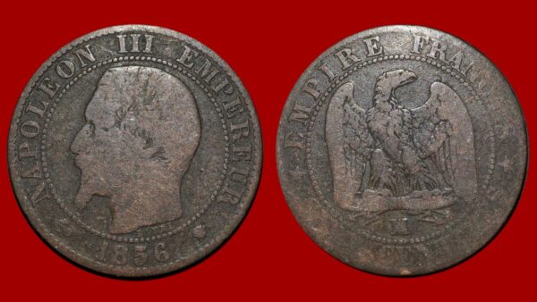 5 centimes Napoléon III 1856 MA