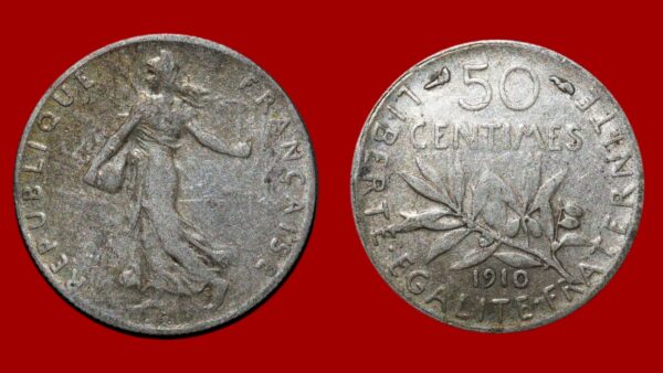 50 centimes Semeuse 1910