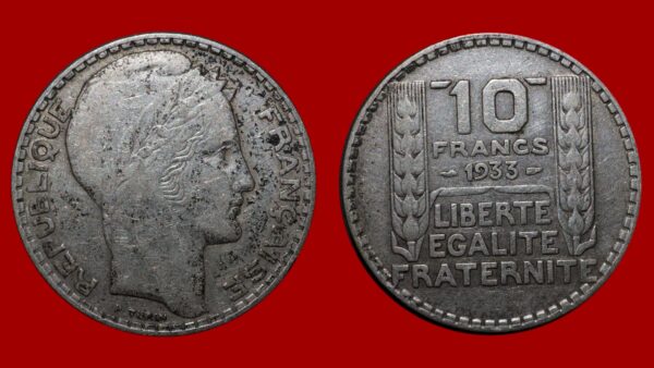 10 francs Turin 1933