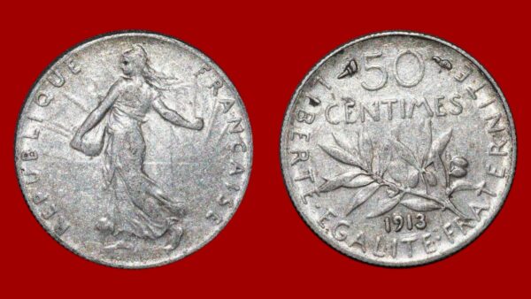 50 centimes Semeuse 1913