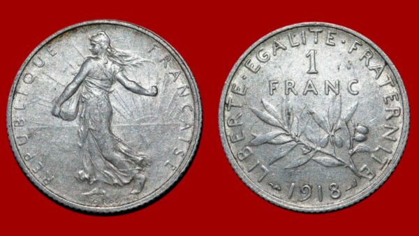 1 franc Semeuse 1918