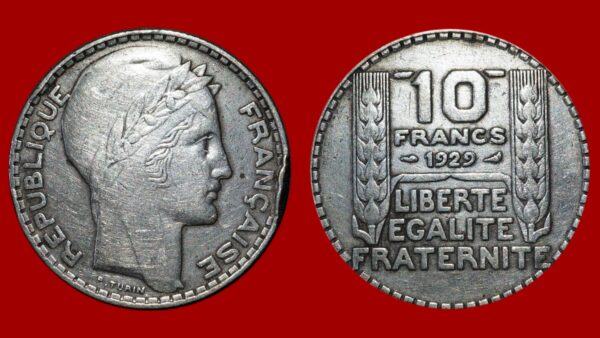 10 francs Turin 1929