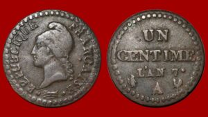 1 Centime Dupré AN 7 A