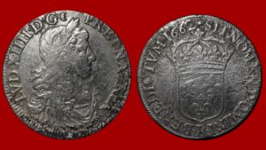 Louis XIV - Demi-écu au buste Juvénile, 1662 B