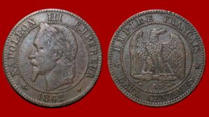 2 centimes Napoléon III 1862 A