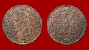 2 centimes Napoléon III 1862 K