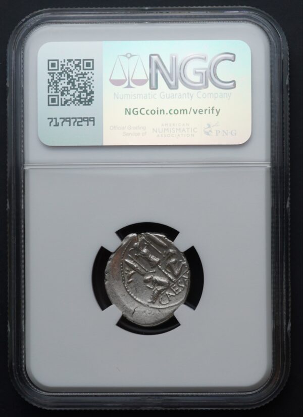 Jules César - Denier (NGC) – Image 3