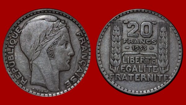 20 francs Turin 1933
