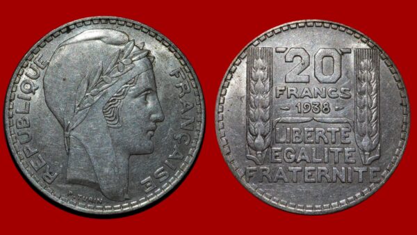 20 francs Turin 1938