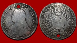 Louis XV – Ecu 1734 (Faux d'Époque)