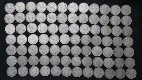 Lot de 84 x 10 Francs Turin argent