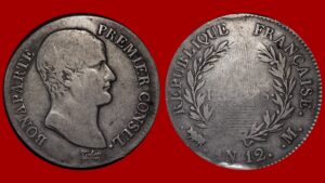 5 Francs Napoléon Ier AN 12 M