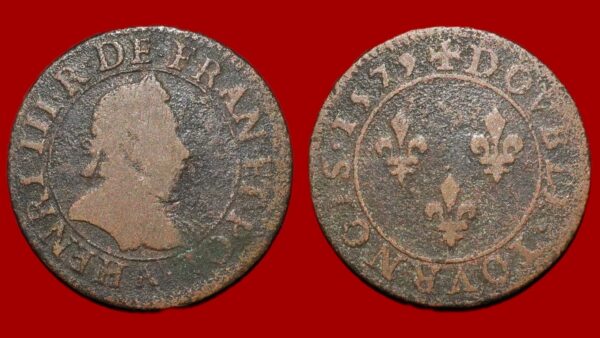 Henri III - Double Tournois 1579 A