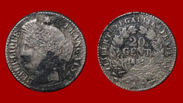20 centimes Cérès 1851 A