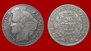 20 centimes Cérès 1850 A