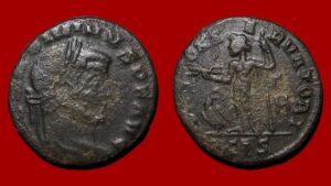 Maximin II Daia - Follis