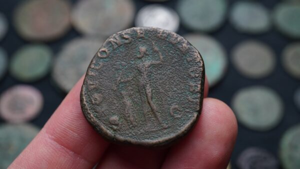 Lot de 35 monnaies antiques, Denier, Sesterces, Dupondius – Image 14