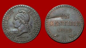 1 Centime Dupré 1849 A