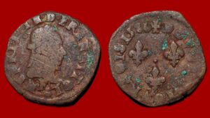 Henri III - Double Tournois 1586 Angers