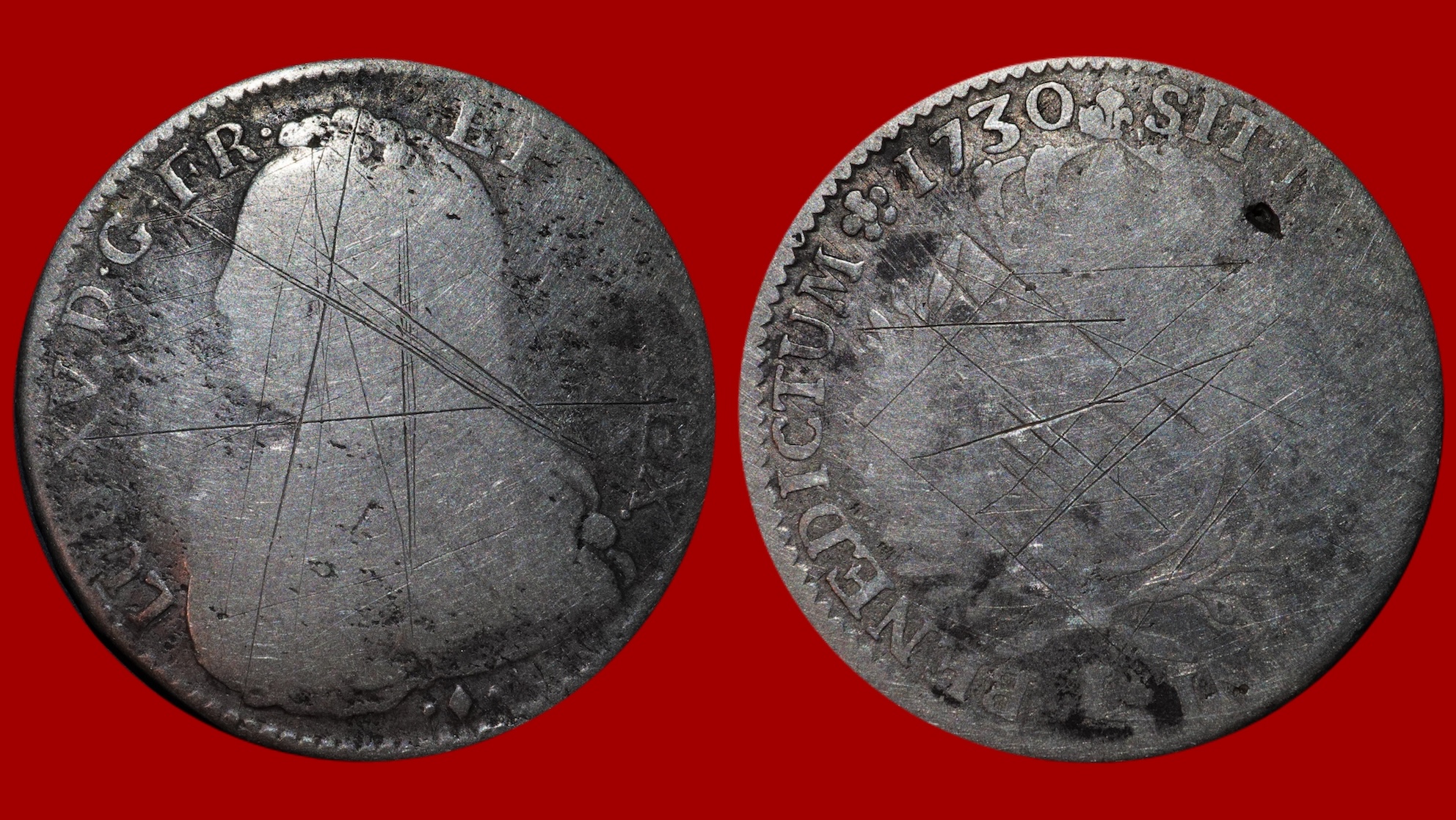 Louis XV – Demi Ecu 1730 L