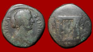 Diva Faustina - Sesterce