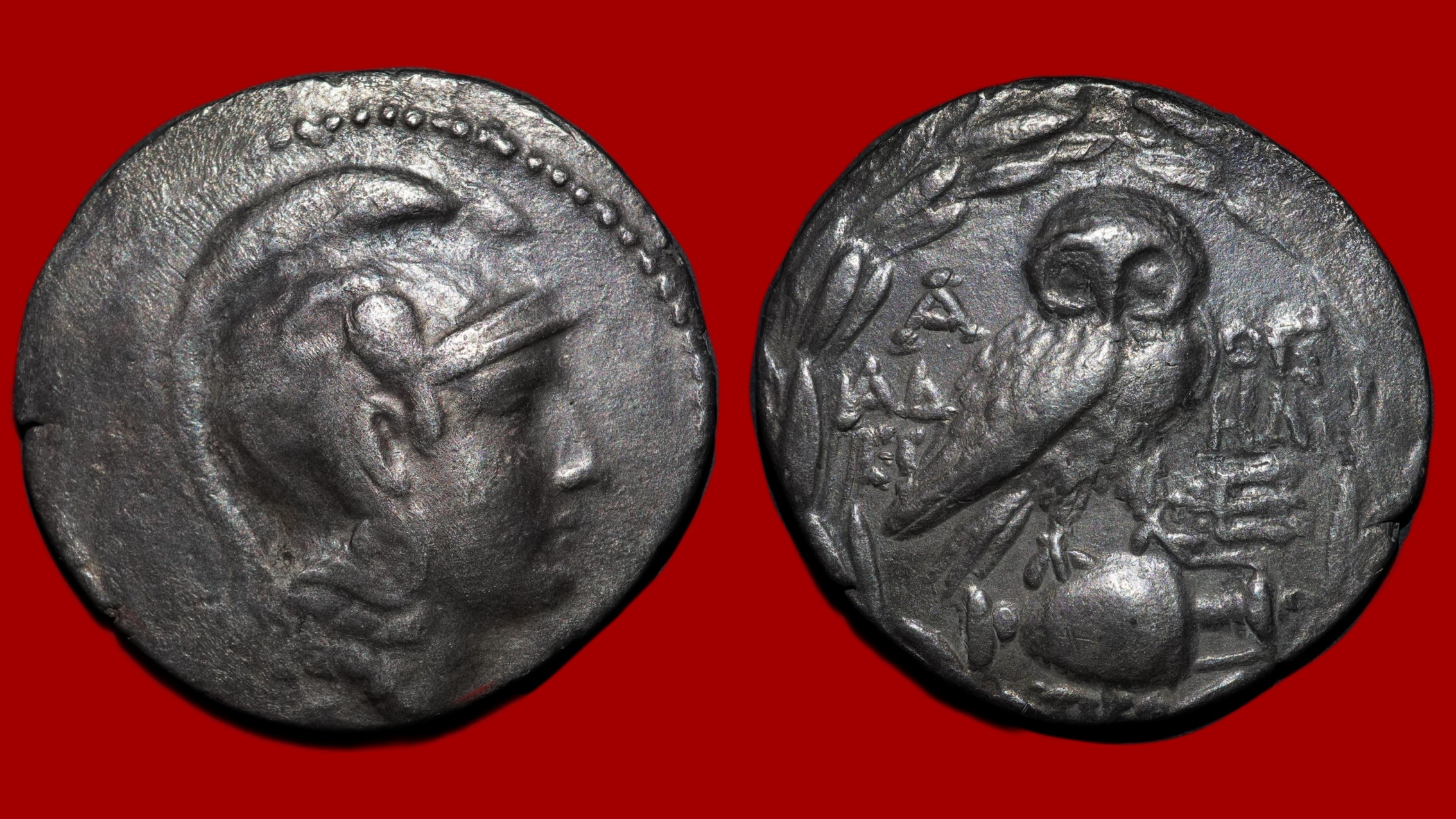 Athènes - Tétradrachme stéphanophore