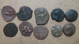 Lot de 10 monnaies diverses