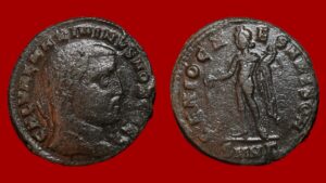 Maximin II Daia - Follis