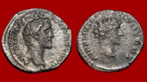 Antonin le Pieux et Marc Aurèle - Denier