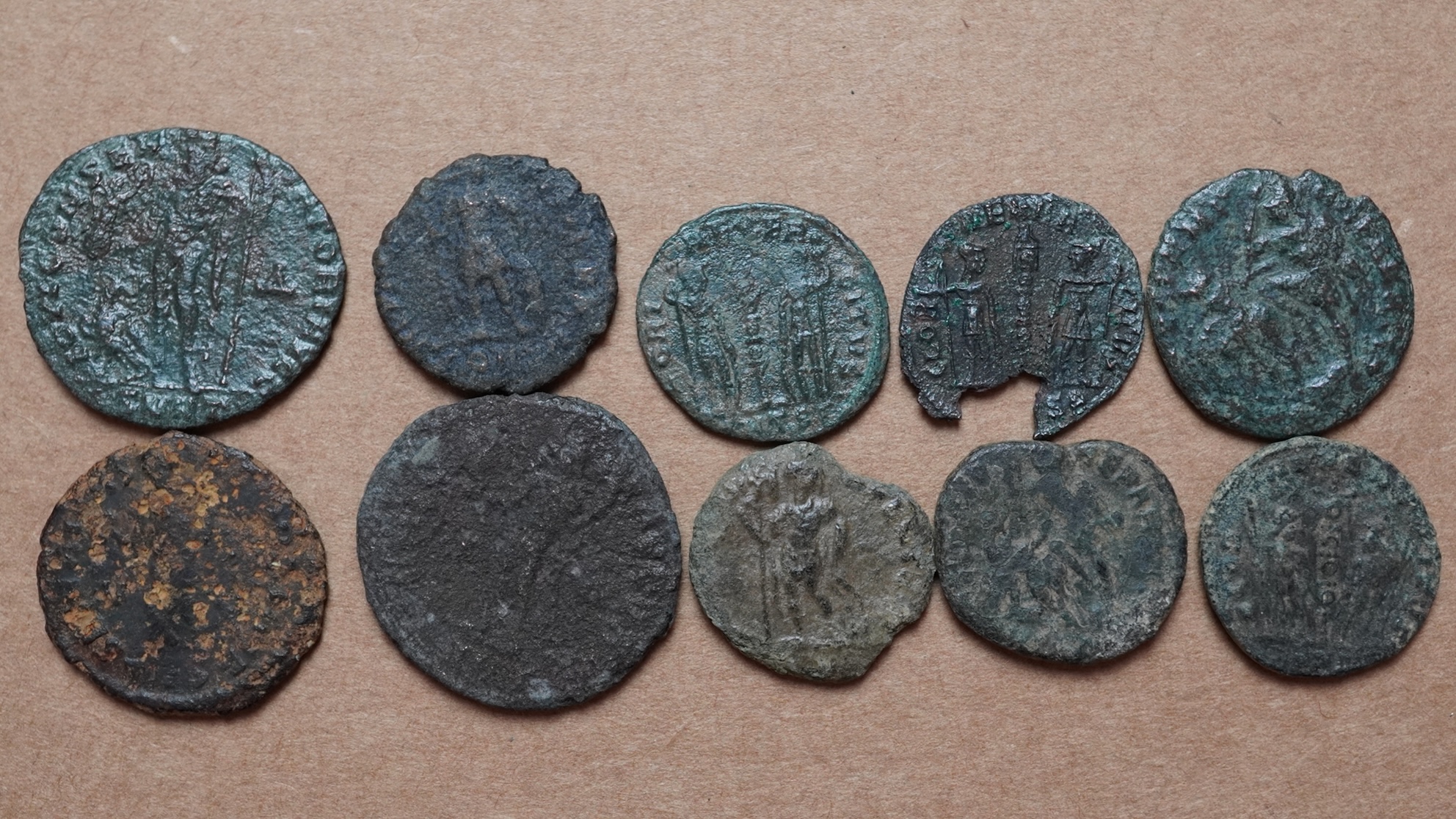 Lot de 10 monnaies romaines – Image 2
