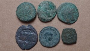 Lot de 6 monnaies antiques