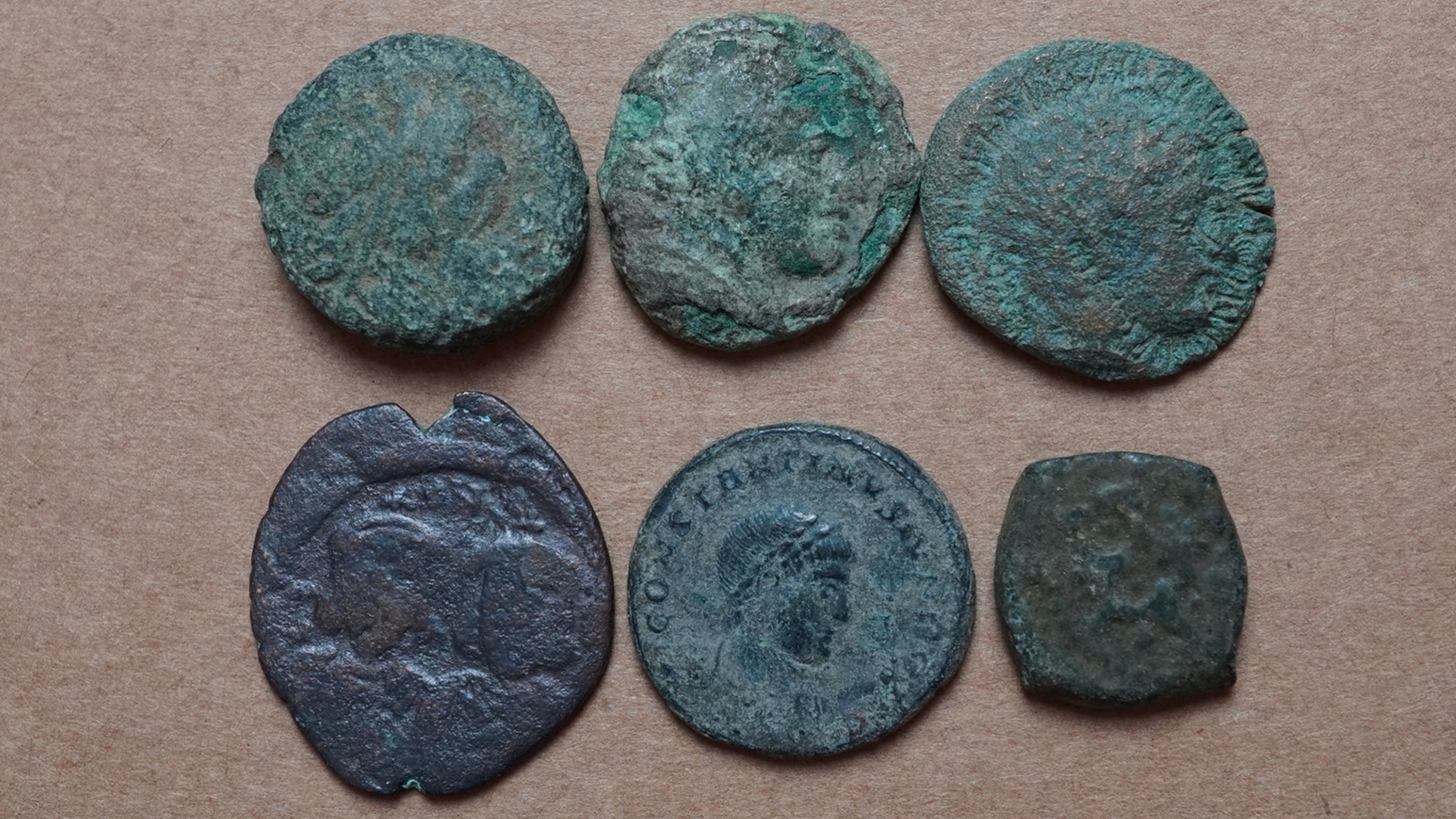 Lot de 6 monnaies antiques