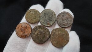 Lot de 6 monnaies romaines